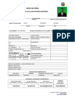 Hoja de Vida Formato Ministerio de Educacion