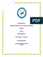 tarea I DE Didactica especial de la ciencias sociales minely.docx