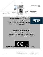 Angelantoni E2003 - Service Manual