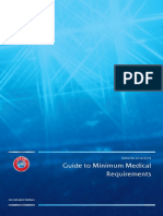 UEFA Guide to Minimum Medical Req