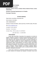 Empresa POT - Organizações trabalho