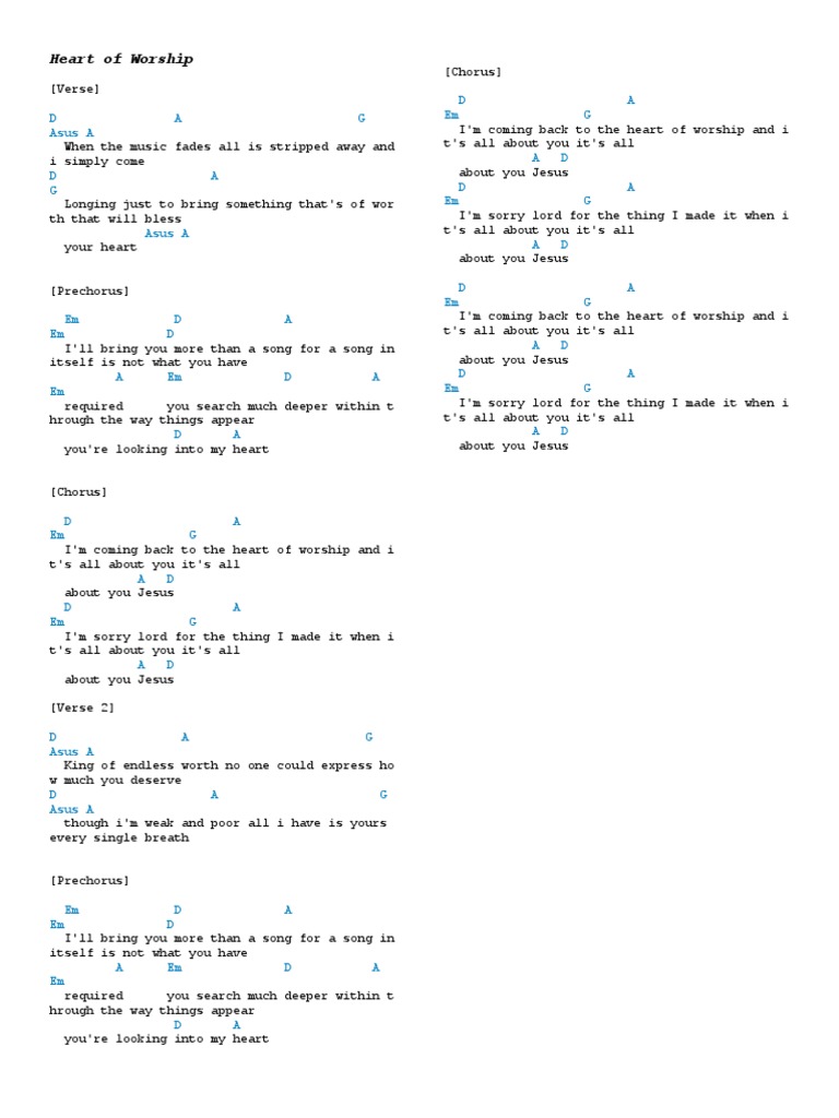 Lyrics and Chords Christian Songs | PDF | Song Structure | Religious ...
