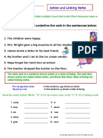 Action Verbs and Linking Verbs