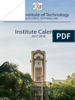 Institute Calendar 2017 18