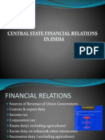 22 Central and Financial Relation in India