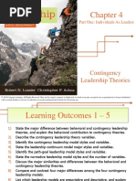 Chapter 4 Contingency Leadership Theories