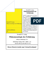 Ronald D. Laing - Phanomenologie Der Erfahrung. (1969)