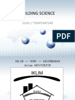 Sains Bangunan - Materi Suhu Dan Kelembaban Dalam Arsitektur