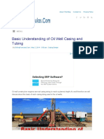 Basic Understanding of Oil Well Casing and Tubing