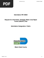 Miami-Dade SMART Transit Plan Report Due Date
