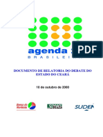 Agenda 21 Brasileira Documento de Relatoria Do Dabate Do Estado Do Ceará