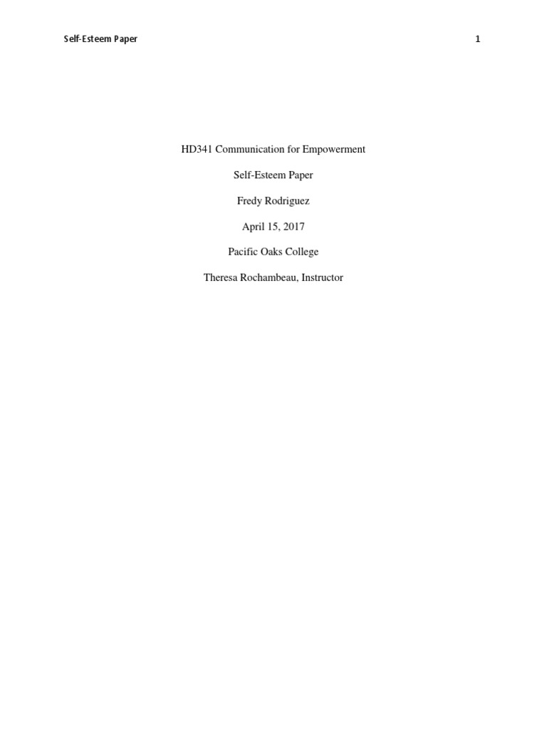 Understanding Self-Esteem Dynamics | PDF | Self Esteem | Emergence