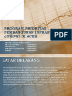 Program Prioritas Pembangunan Infrastruktur Jokowi Di Aceh