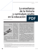 Ensenanza de La Historia y Curriculum Oculto