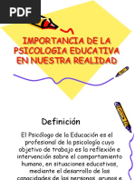 Psicologia Educativa en Nuestra Realidad