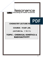 (2090) Lecture Notes Chemical Kinetics Radioactivity e