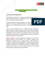 Recursos Textuales y Paratextuales en Un Texto Instructivo