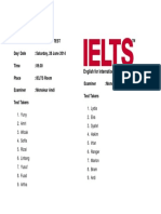 Ielts Speaking Test