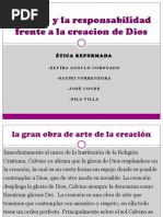 Calvino y La Responsabilidad Frente a La Creacion Diapositivas - Copia