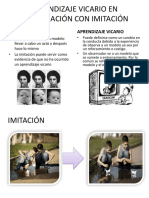 Aprendizaje Vicario en Comparación Con Imitación Generalizada