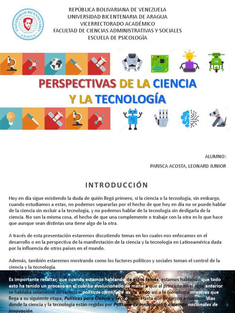 Ciencia y Tecnología en Latinoamérica | PDF | Science | Sociedad