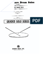 F Michael Combs Concert Snare Drum Solos PDF