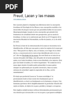 Freud, Lacan y Las Masas