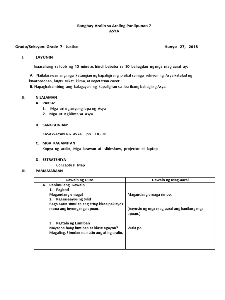 Banghay Aralin Ap 7 3