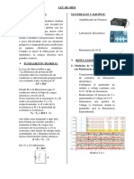 Fisica 3 LEY DE OHM