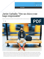 Noticias Perfil Com 2018-06-11 Javier Carballo Veo Un Chico y Me Hago Responsable