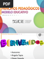 Principios Pedagógicos 1ra Sesión