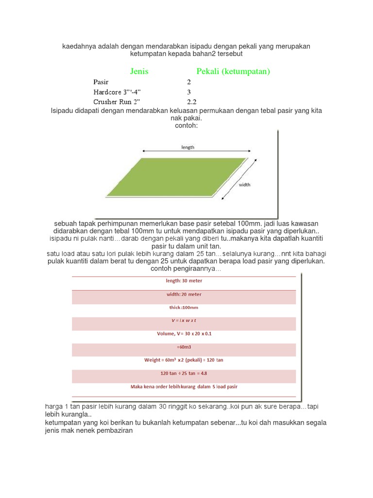 Cara Kira Pasir Pdf