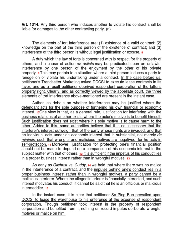 Legawri Research Art 1314 Download Free PDF Tortious Interference