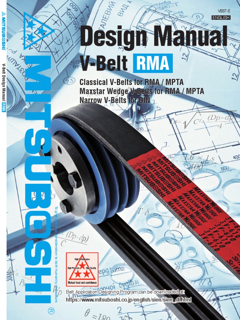 VBelt Desing Manual RMA Belt (Mechanical) Mechanical Engineering