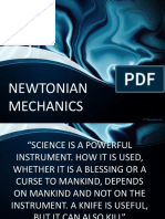 Newtonian Mechanics (Physics Chap 2)