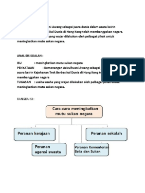 Cara meningkatkan mutu sukan negara