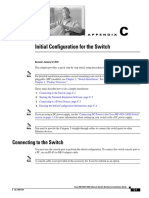 Initial Configuration For The Switch