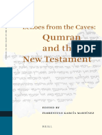 Florentino Garcia Martinez Echoes From The Caves Qumran and The New Testament Studies On The Texts of The Desert of Judah 2009 PDF