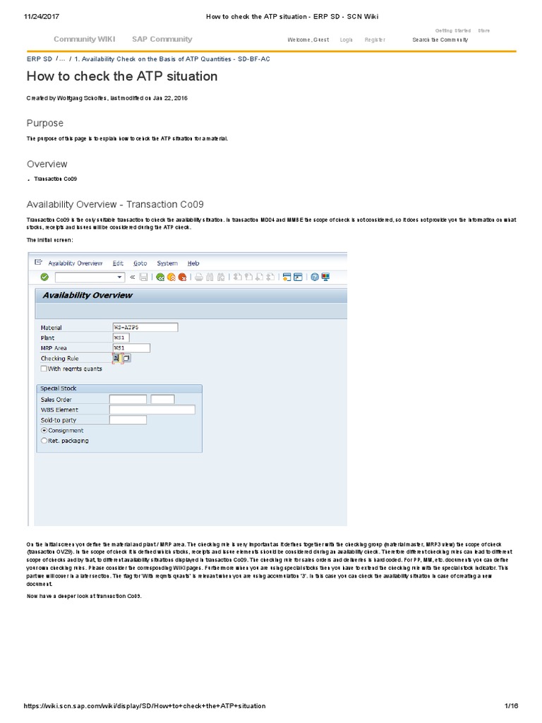 Solved: Atp Check During Reservation – VSMSP