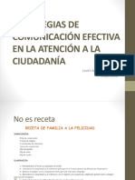 Estrategias de Comunicación Efectiva en La Atención A