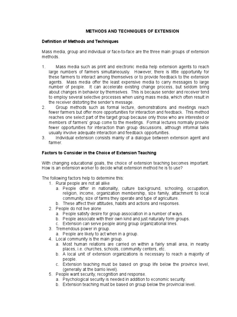 Meaning of Extension Poster Leadership