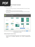 Android Navigation Drawer Example