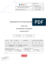 S-000-1274-0004V - 0 - 0010 Specification For Thermally Sprayed Aluminium (Issued To NSRP)