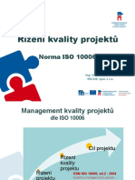 04 Řízení Kvality Projektu Dle ISO 10006