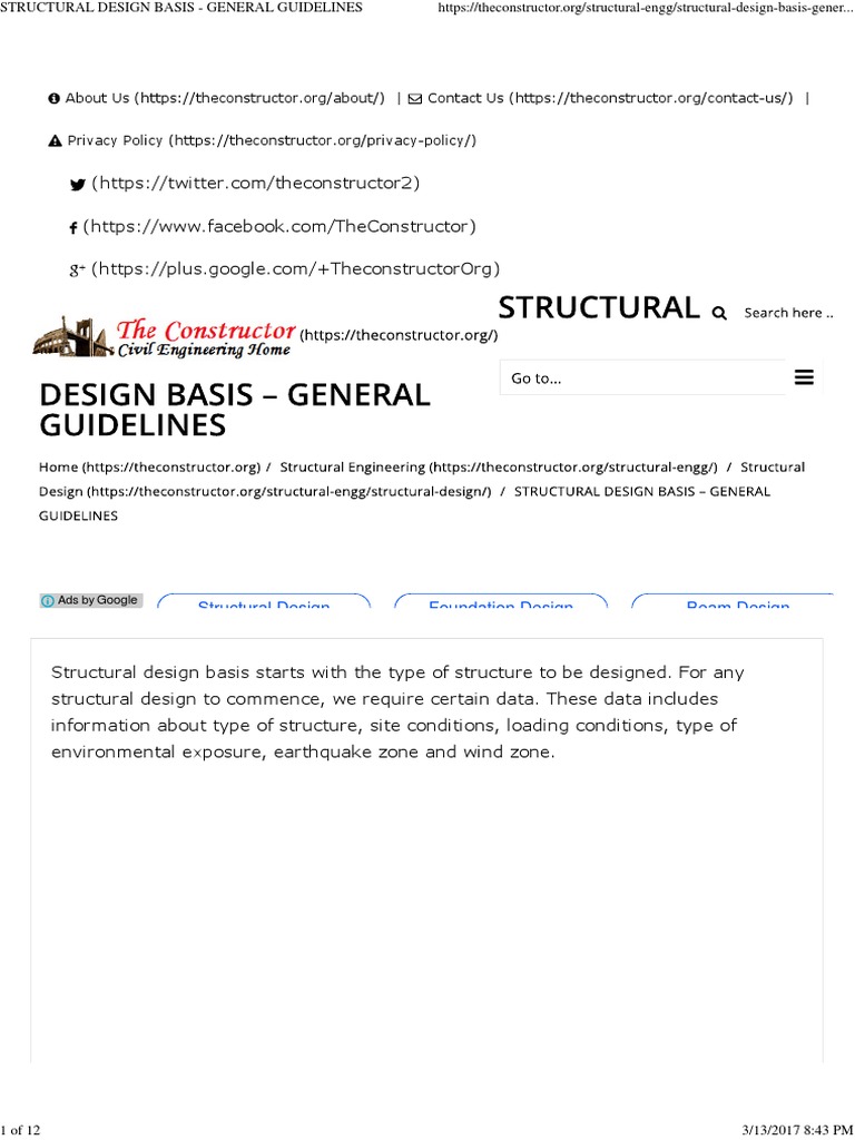 What Are The Guidelines For Structural Design? – RLMES
