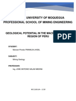 Geological Potential