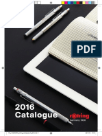 rOtring 2016 Catalogue Highlights Mechanical Pencils & Technical Drawing Tools