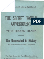 Cherep-Spiridovich - The Secret World Government or the Hidden Hand (1926)