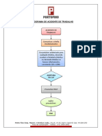 Fluxograma de Acidente de Trabalho PDF
