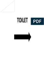 Arah Panah Toilet